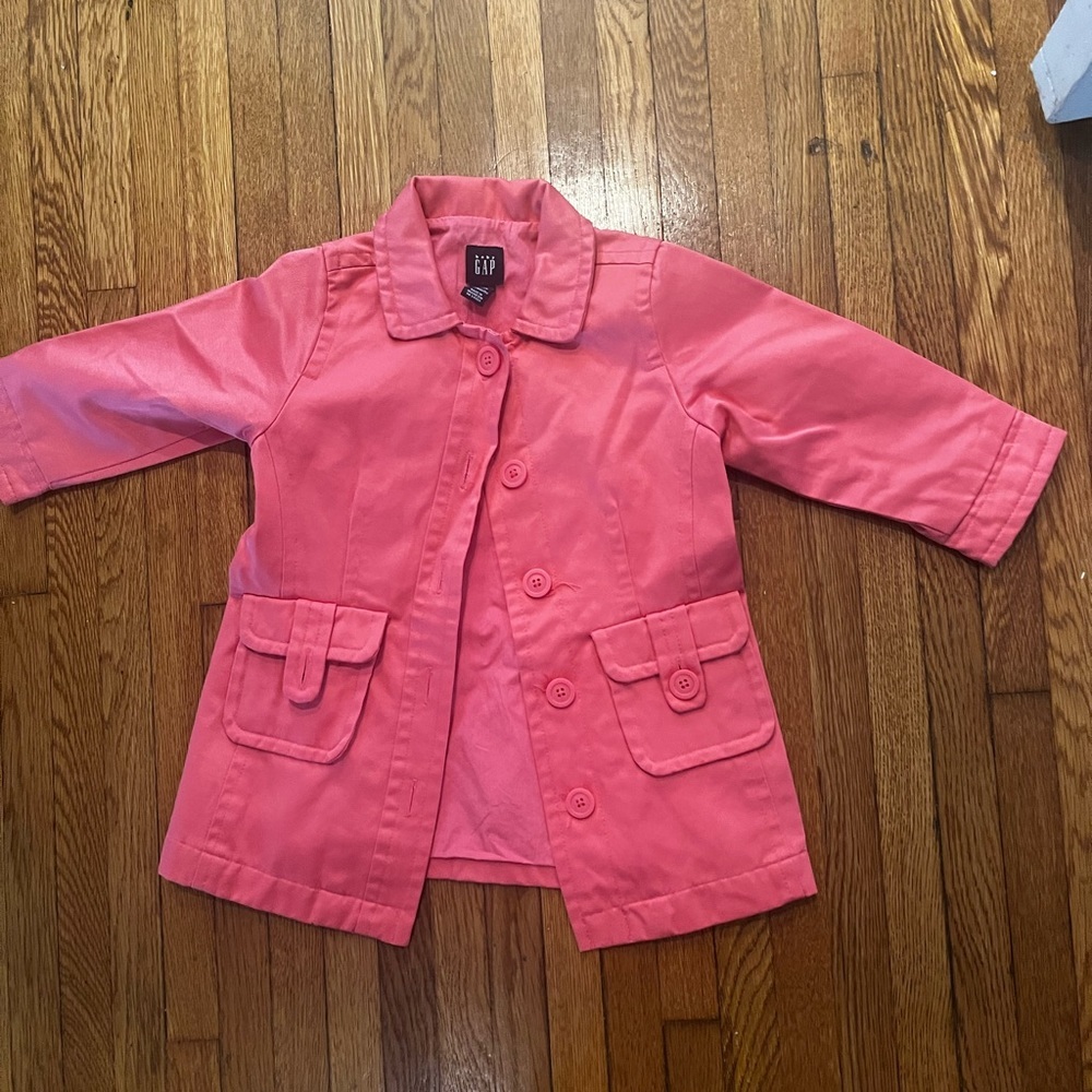 spring jacket girls cute 18 24 months coat pink fuscia long dress coat